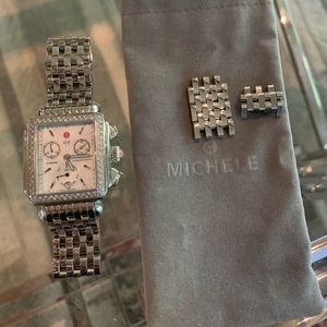 MICHELE Deco Diamond Watch